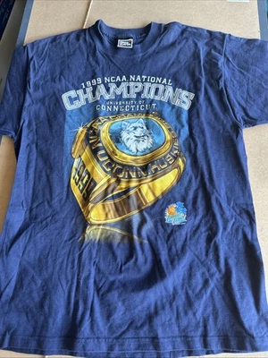 UConn Huskies Vintage Shirt 1999 Championships - Image 1 of 4