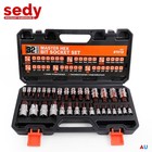 32PC Hex Bit Socket Set Allen Head High Torque Strengthened SAE Metric S2 Steel