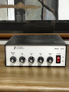 Vintage McGohan MSB-203 Solid State Mixer Amplifier 40W PA 70V/25V Works Great  - Picture 1 of 9