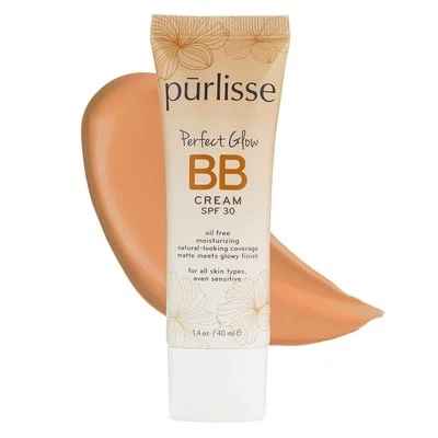 pūrlisse Perfect Glow BB Cream with SPF 30 1.4 Ounce (Pack of 1), MEDIUM TAN  - Image 1 of 4