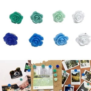 30Pcs Decorative Floret Pushpins Floral Thumb Tacks for Wall Bulletin Board Map - Picture 1 of 10