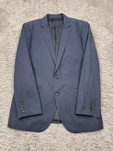J Crew Blazer Men 42R Navy Blue Tollegno 1900 Linen Ludlow Jacket Made In Italy - Picture 1 of 13