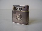 Antikes seltenes Benzin Feuerzeug MERCEDES 835 Silber vor 1945