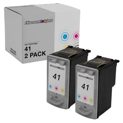 2PK CL41 Color Cl-41 Ink Cartridge for Canon PIXMA MP140 MP170 MP450 MP160 MP150 - Image 1 of 4