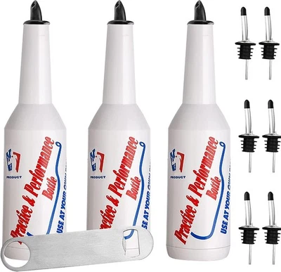 Juego de 3 botellas de práctica de camarero Flair Bottles 25 oz/750 ml Flair Ba... Foto 1 de 4