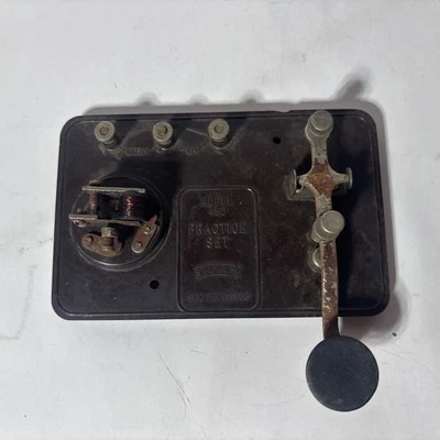 SPEED-X E.F Johnson CO. Telegraph Key Practice Set Model 450 Untested - Image 1 of 4