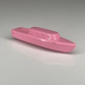 Cracker Jack Pink Boat Snap Together Vintage Plastic Toy Prize - Picture 1 of 5