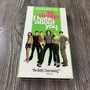 10 Things I Hate About You (VHS, 1999) Comedy Julie Stiles, Heath Ledger Tested - Imagen 1 de 10