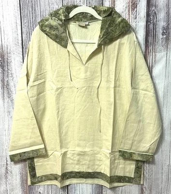 Festival de Cosplay Medieval Renacimiento - Túnica con Capucha Verde Caqui Símbolo Talla S/M Foto 1 de 4