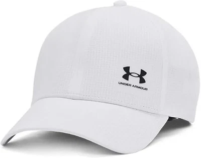 Cappello Under Armour Armourvent Adj Con Visiera Unisex Poliestere Bianco - Immagine 1 di 3