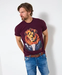 Joe Browns Men's Twin Needle Finish Men's Stylish Graphic Tee - Picture 1 of 16