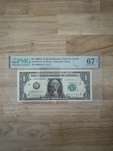 1988A St. Louis PMG Superb Gem 67EPQ low s/n - Picture 1 of 4