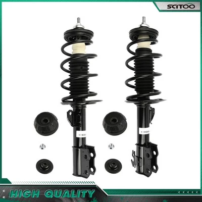 Puntales completos delanteros (2) para Toyota Yaris 2006-2011 con conjunto de resortes y montajes Foto 1 de 4