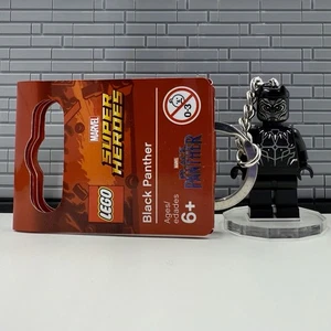 LEGO Marvel Black Panther Minifigure Keychain 853771 New NWT - Picture 1 of 2