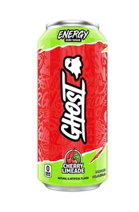 🟡 Nuovo Limited GHOST Cherry Limede Caffeina Zero Zuccheri Energia (solo 1 lattina) - Foto 1 di 2