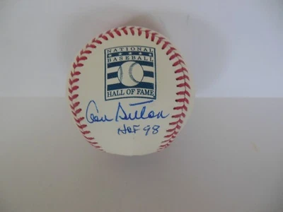 DON SUTTON SIGNED AUTOGRAPHED "HOF 98" Hall Of Fame HOF Logo Baseball w/PSA - Image 1 of 3