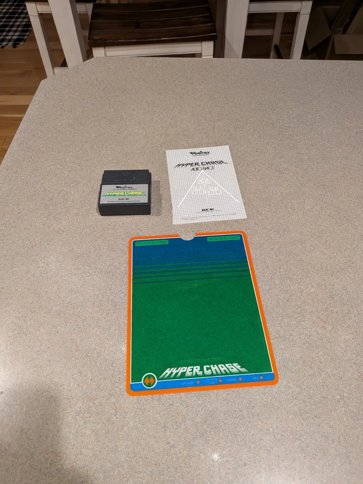 Hyperchase Auto Race (Vectrex, 1982) Hyper Chase Cartridge - Manual - Overlay - Image 1 of 1