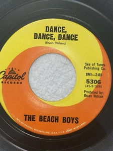 Beach Boys,Capitol 5306"Dance,Dance, Dance"US,7" 45,1965 surf rock,swirl lbls,M- - Picture 1 of 4