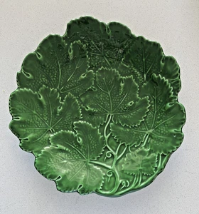 Cabana Vine Leaf Shape 10” Plate Made in Italy - Picture 1 of 11
