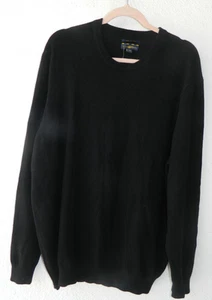 Classic CLUB ROOM Estate 2-Ply Cashmere Black Men's Crew Neck Sweater XXL $195 - Picture 1 of 3