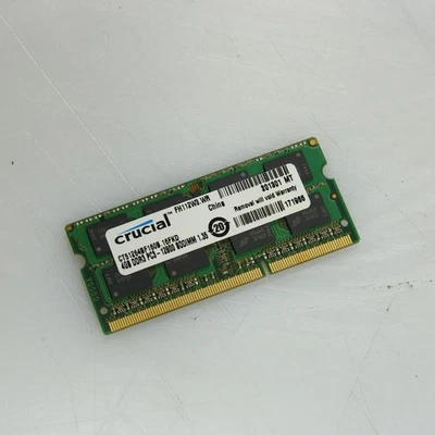 Crucial CT51264BF160B 4GB 1600MHz Sodimm RAM - Image 1 of 4