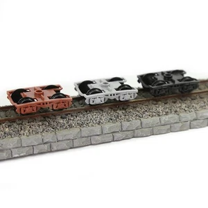 Evemodel 12pcs Bogies POM à l'échelle HO 1:87 avec roues en plastique 36 Pouces - Picture 1 of 10