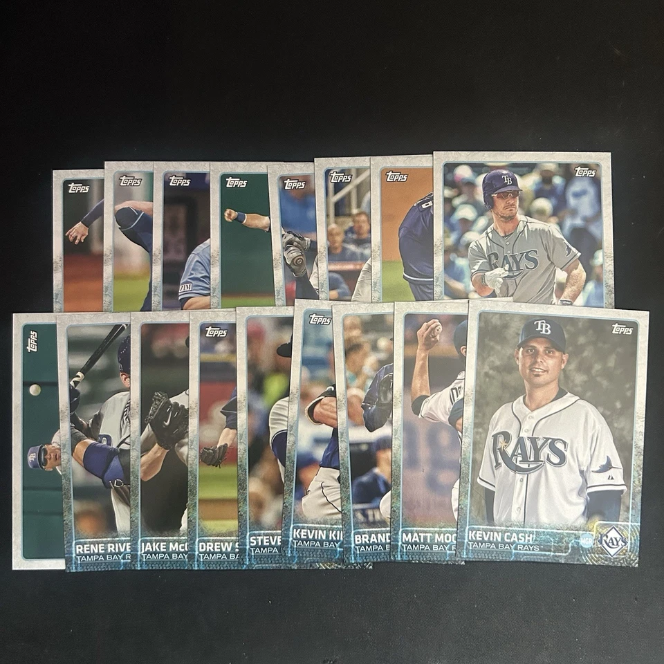 2015 Topps Tampa Bay Rays Equipo Set Serie 1 2 Actualización #1-17 (17 Cartas) Foto 1 de 1