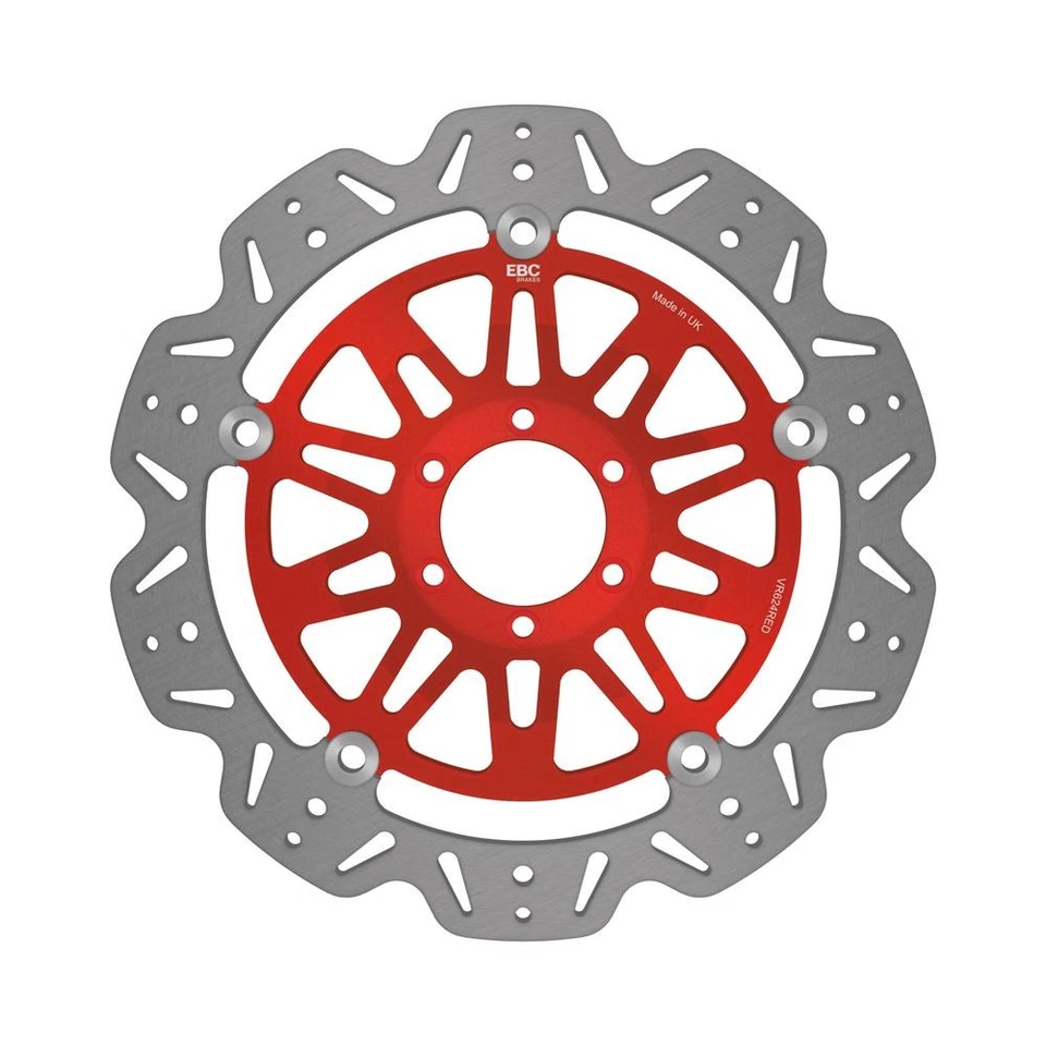 EBC Float Vee Rotor FR Red Hub Front Left for Ducati Monster S4R 996cc 2003-2006 - Image 1 of 1