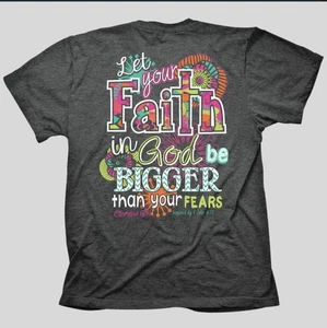 Kerusso Cherished Girl Women's Adult Short Sleeve T-Shirt "Big Faith" - Picture 1 of 5