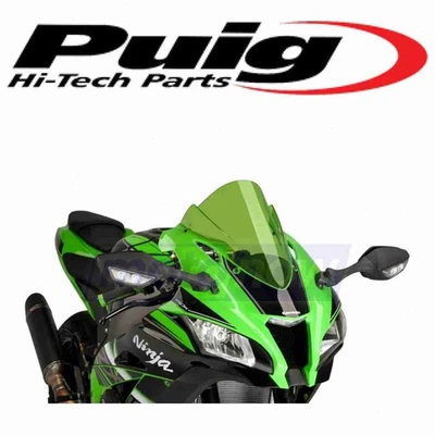 PUIG Racing Windscreen for 2016-2019 Kawasaki ZX1000 Ninja ZX-10R - mh — 第 1/4 张图片