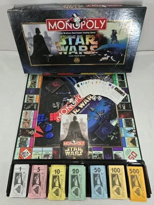 Monopoly Star Wars Classic Trilogy Edition Board Game 1997 Complete  - Image 1 of 4