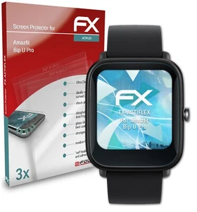 atFoliX 3x Écran protecteur pour Amazfit Bip U Pro clair&flexible - Photo 1 sur 6
