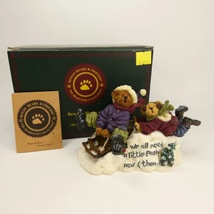2001 Boyds Bears Bearstone 228367 Aspen and Tahoe...enjoy the ride QGJY7 - Picture 1 of 23