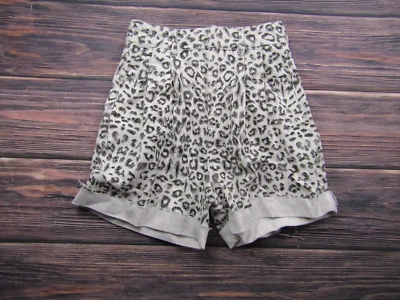 Pantalones Cortos Free People Para Mujer XS/Pequeños Dogtown Corte Estampado Leopardo Cintura Alta Foto 1 de 4