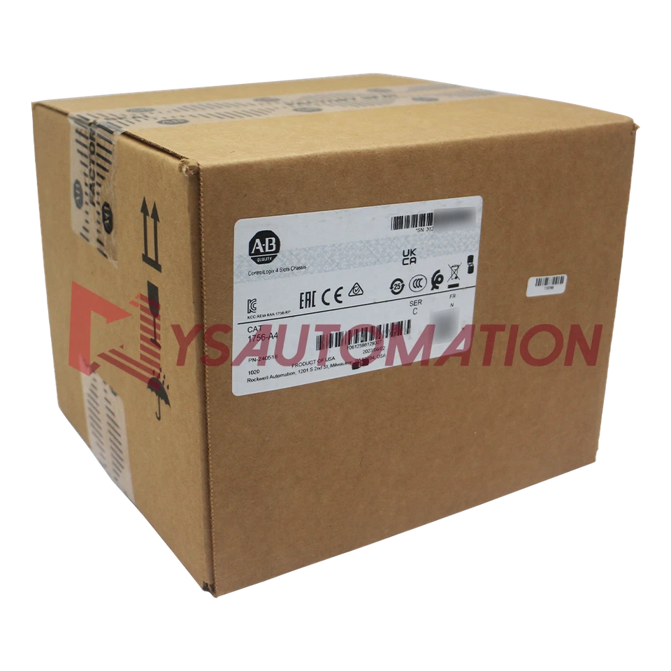 Nuevo chasis Allen-Bradley 1756-A4 ControlLogix 4 ranuras sellado de fábrica Foto 1 de 4