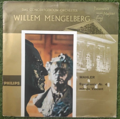 Mahler - Symphony No. 4 Mengelberg Philips Minigroove Holland ED1 LP EX - Image 1 of 3