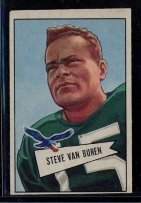 1952 Bowman Small Football #45 Steve Van Buren Eagles LSU VG-EX LOOK! - Image 1 of 2