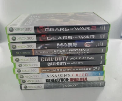 Lot of 10 Xbox Games Call of Duty, Gears of War, Mass Effect, Ect Complete - Image 1 of 4