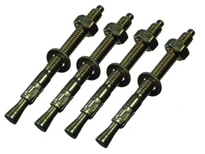 2 X Through Bolt Sleeve Anchor M6 bolt x 65mm Length 8.8 Steel Yzp - NEW Onesto - Picture 1 of 1