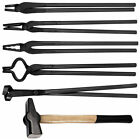 Knife Making Tongs Bladesmith Tong Set & Blacksmith Hammer 1.5 Kg Forge Tools