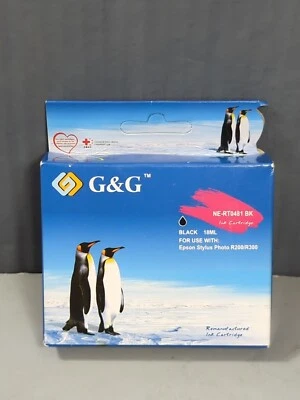 NE-RTO481 BK tinta de impresora negra Epson Stylus impresora fotográfica G&G Foto 1 de 3