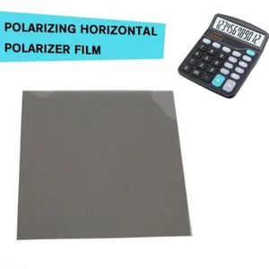 1x Polarized Film Sheet Adhesive Polarizer Linear Polarizing Filter Z3I0 - Picture 1 of 10