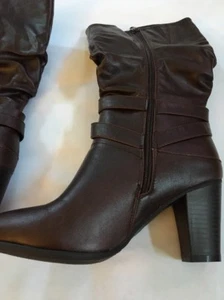 Stivaletto con tacco Maurices Vienna. Colore marrone. Taglia 8 nuova con scatola - Foto 1 di 7