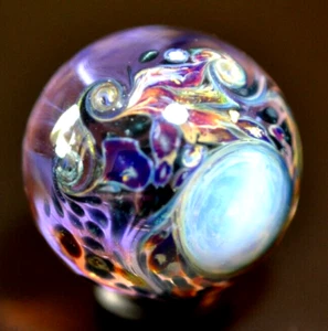  KRISTI MacDONALD VIDRIO MÁRMOL/1.261"-WISPY DREAMS-HERMOSO DISEÑO DE JOYERÍA/RÁPIDO - Imagen 1 de 14