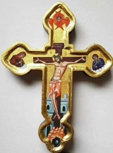 Crucifijo Jesús Cruz Cruz Cruz Pared Ángel Icono Crucifixión Icono Cruz Autel Croix - Imagen 1 de 6