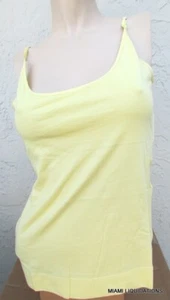 Camisola 100% Algodón Pima Amarillo Claro Mediano Correas Ajustables Adam Lippes $38 - Imagen 1 de 3
