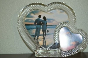 Mikasa Heart To Heart Polished Clear Portrait Frame - Picture 1 of 4