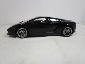 AUTOART 1/18 PERFORMANCE BLACK LAMBORGHINI GALLARDO LP560-4 *MISSING MIRRORS* - Picture 1 of 14