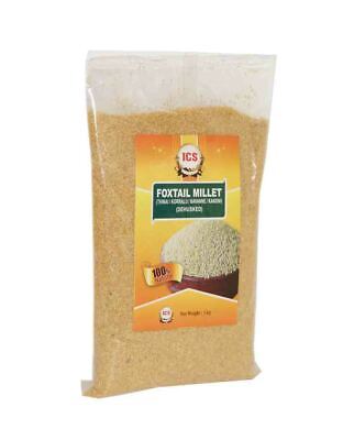 Foxtail Millet Seeds 3Kg  / Thinai / Korralu / Navanne / Kangni , Pearled & Dehu • 35.95$