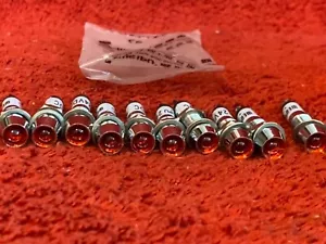 LOT OF 10 WEIPU RED AIRCRAFT INSTRUMENT PANEL LIGHTS 24 VDC NEW SURPLUS - Bild 1 von 7